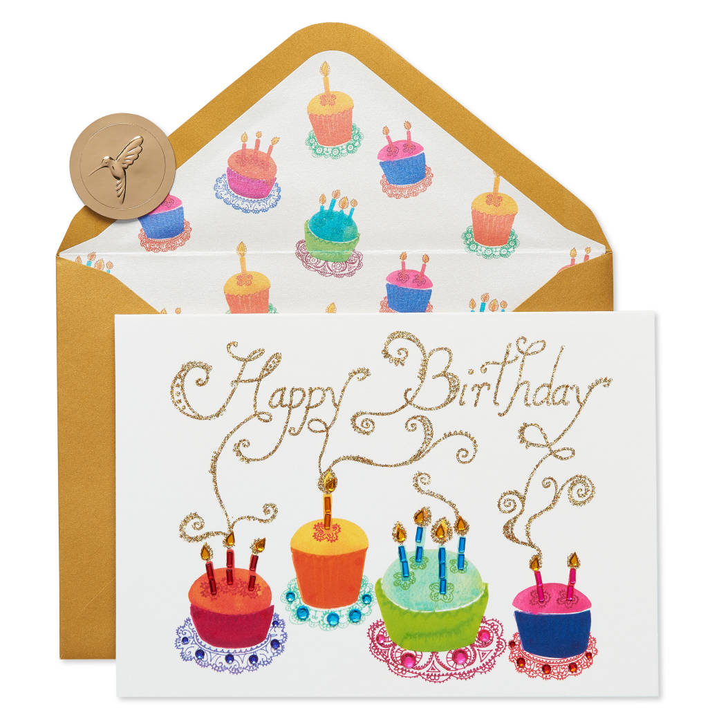 Papyrus - Cupcakes Birthday Greeting Card Papyrus - Cupcakes Birthday Greeting Card